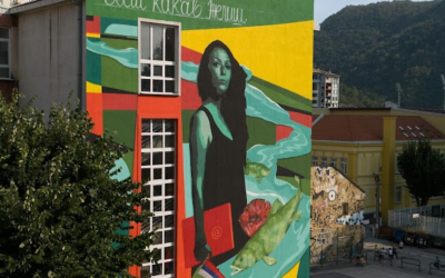 Vodeći srpski street art umetnici oslikali mural u Užicu u okviru  projekta „Svet kakav želiš“