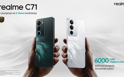 Novi pristupačni realme C71 – pametni telefon sa baterijom od 6.000 mAh i brzim punjenjem od 45W