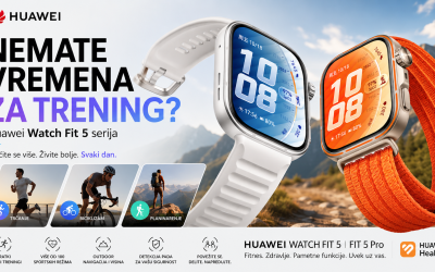 Huawei Watch Fit 5: Fitnes koji se prilagođava vašem načinu života